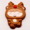 Galleta decorada niño reno