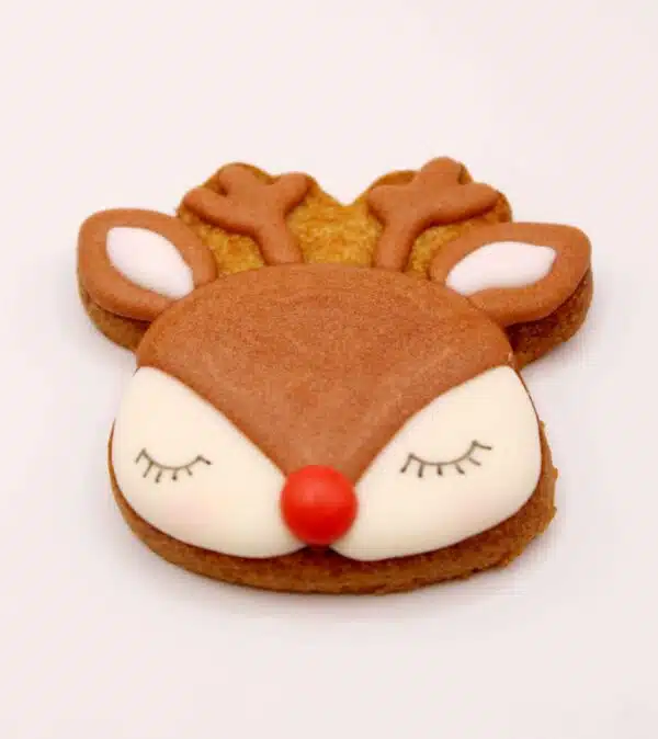 Galleta decorada pequeño reno