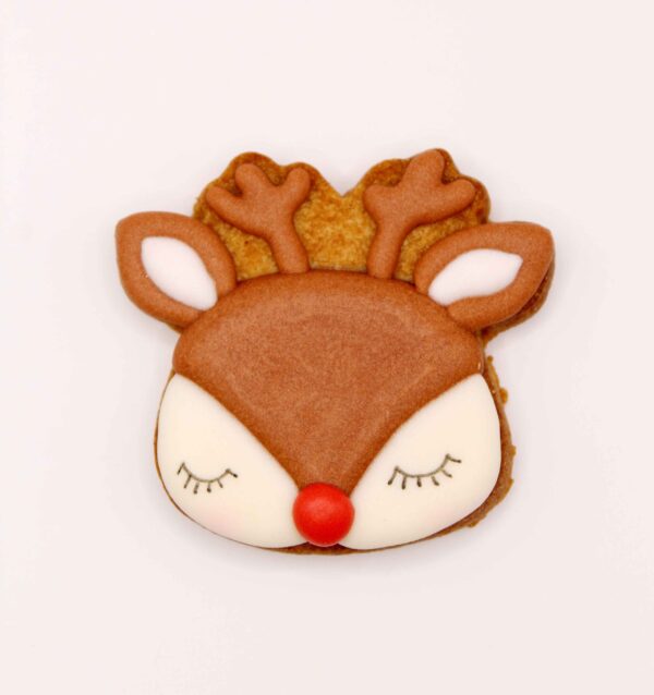 Galleta decorada pequeño reno