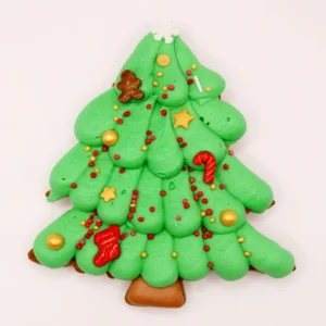 Galleta decorada árbol de navidad