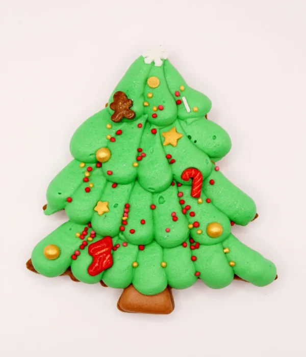Galleta decorada árbol de navidad