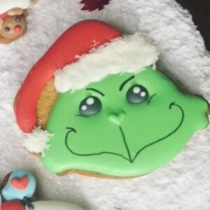 Galleta Decorada - Grinch Navideño