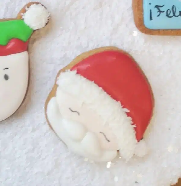 Galleta Decorada - Pequeño Papá Noel