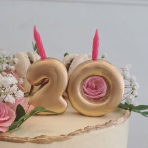 Vela de Galleta de Mantequilla para Cumpleaños