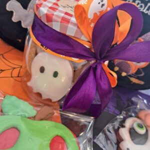 Tarro de Galletas Decoradas - Fantasmas de Halloween