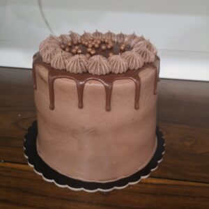 Tarta Clásica de Vainilla y Chocolate