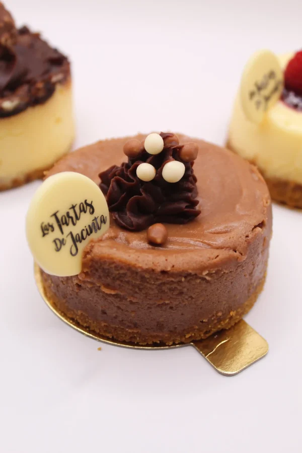 Cheesecake individual de nutella