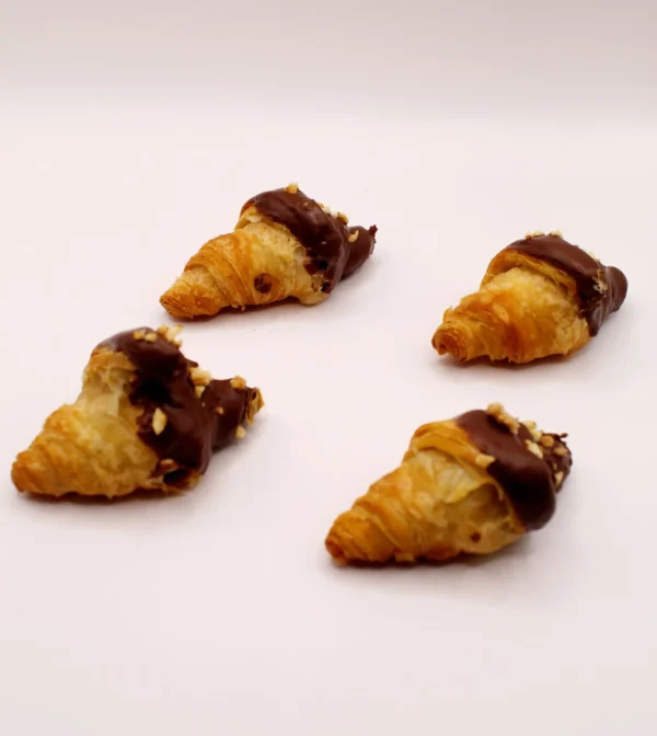 Mini Croissant de Mantequilla con Chocolate Belga