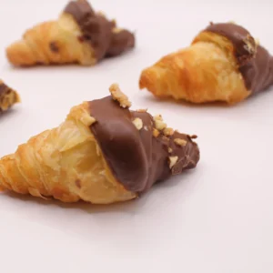 Mini Croissant de Mantequilla con Chocolate Belga