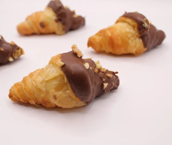 Mini Croissant de Mantequilla con Chocolate Belga