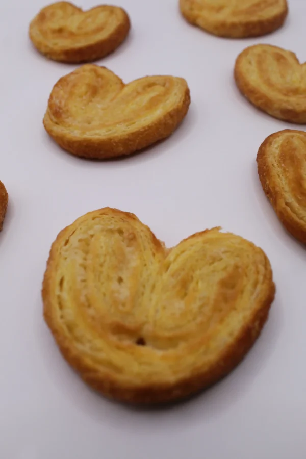 Palmeritas de hojaldre de mantequilla