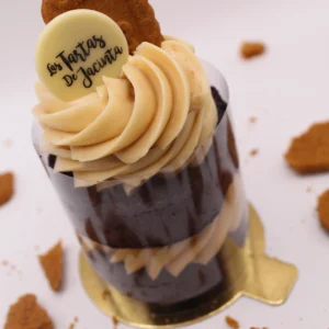 Tarta individual de lotus con toffee de vainilla