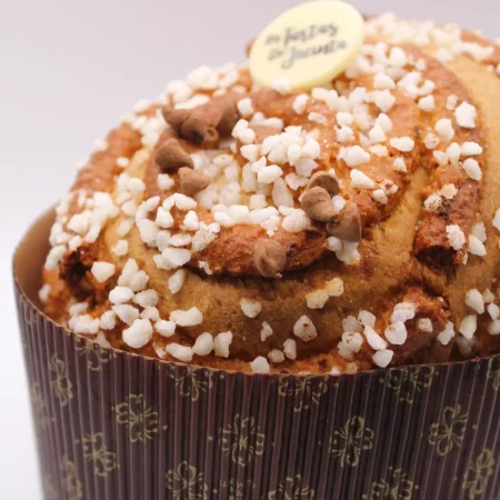 Panettone de chocolate y naranja